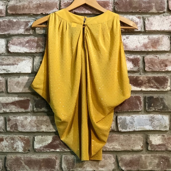 bebe Silk Backless Drape Top-Pre❤️’d - Picture 2 of 7
